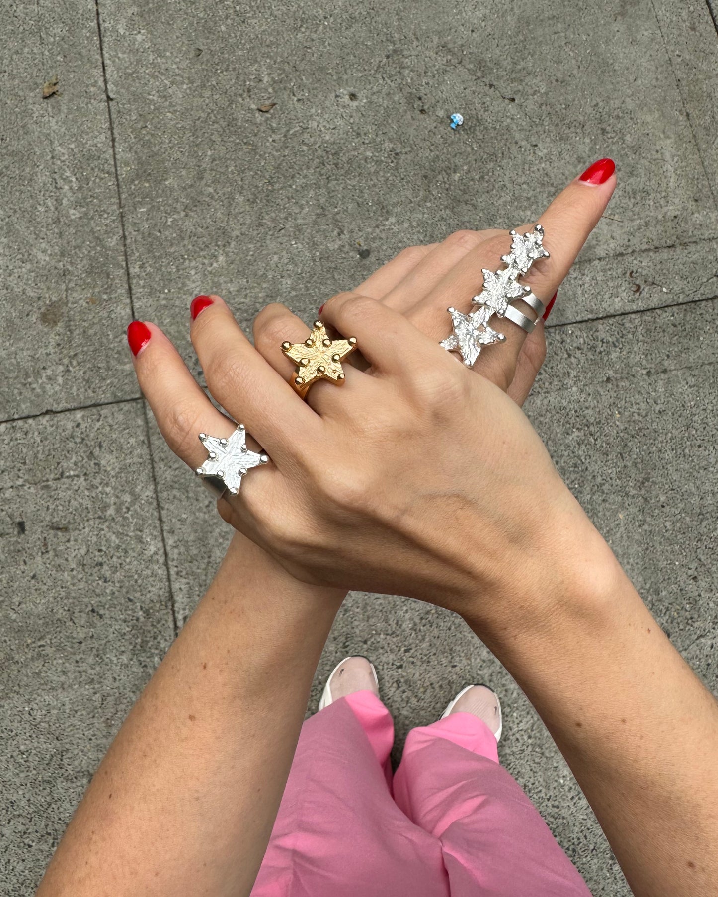 ANILLO BABY STAR SILVER