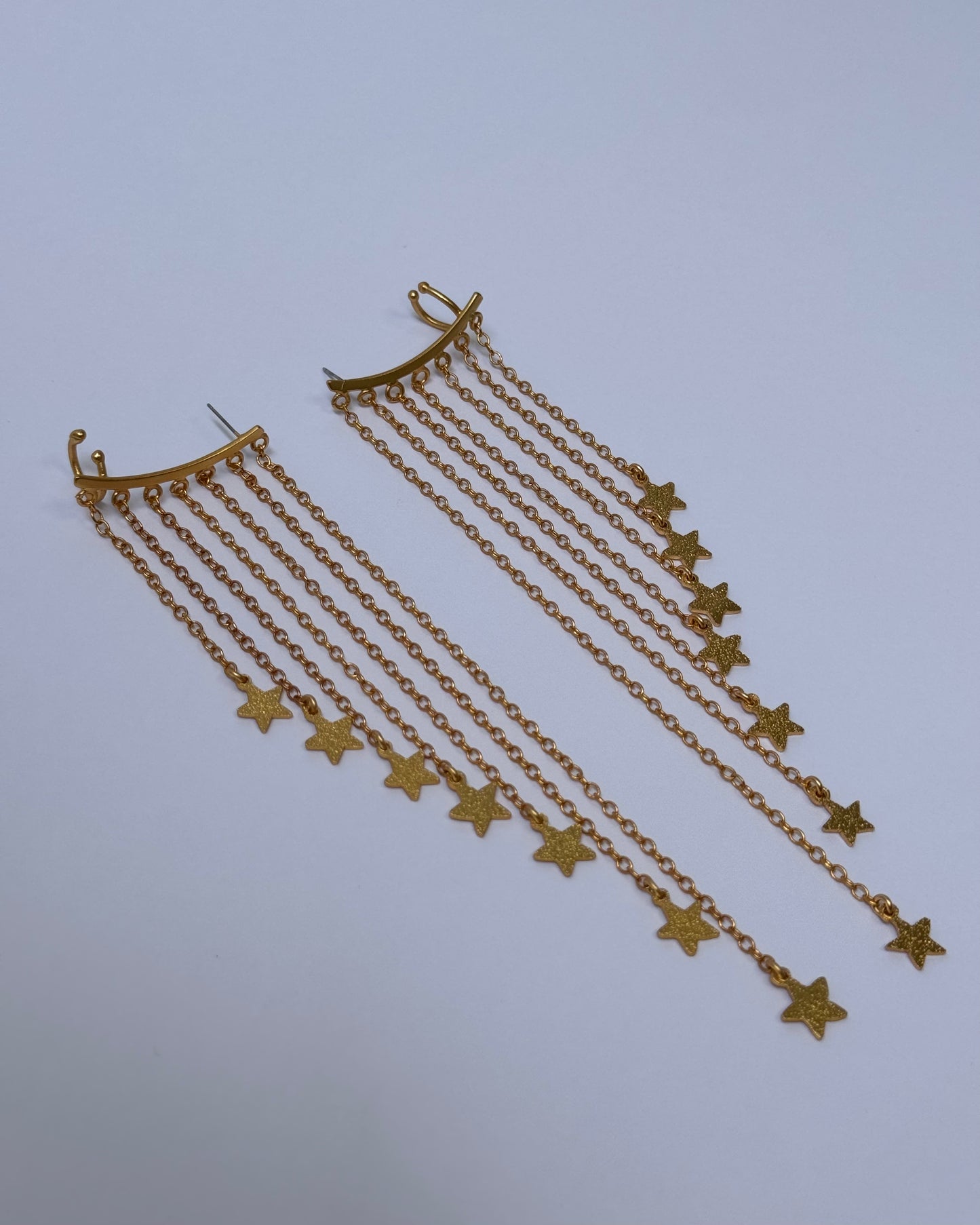 EARCUFF LLUVIA DE ESTRELLAS LADO IZQUIERDO GOLD