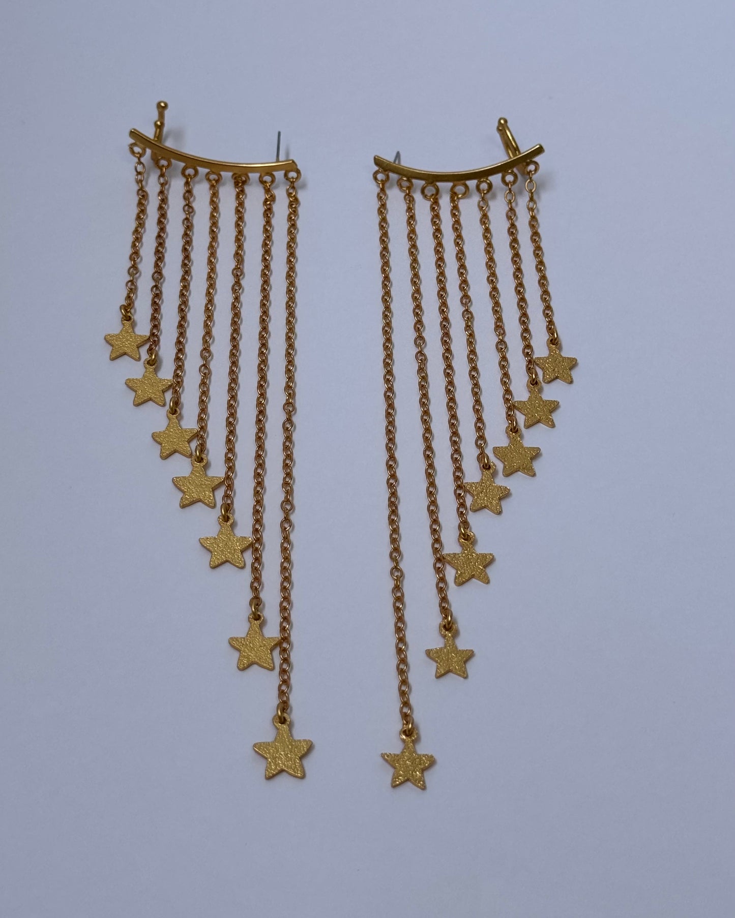 EARCUFF LLUVIA DE ESTRELLAS LADO IZQUIERDO GOLD