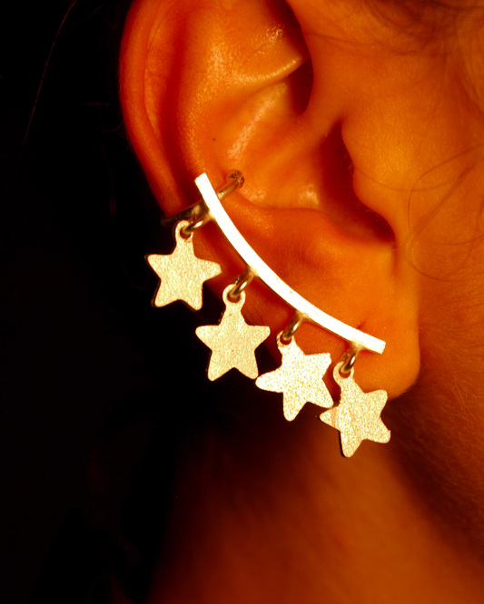 EARCUFF ESTRELLAS SILVER