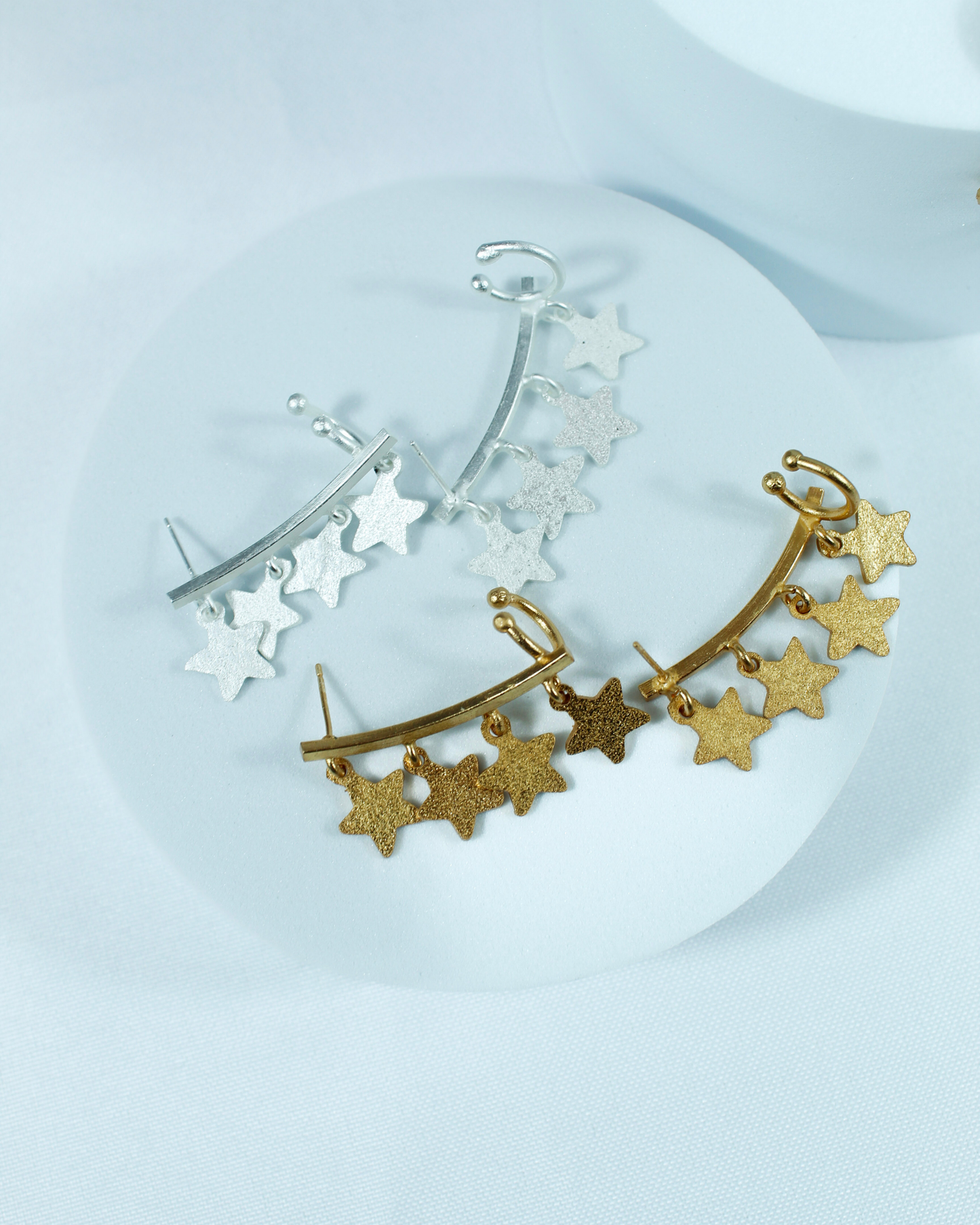 EARCUFF ESTRELLAS SILVER